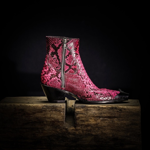 Handmade python western boots - Picture 2 of 8